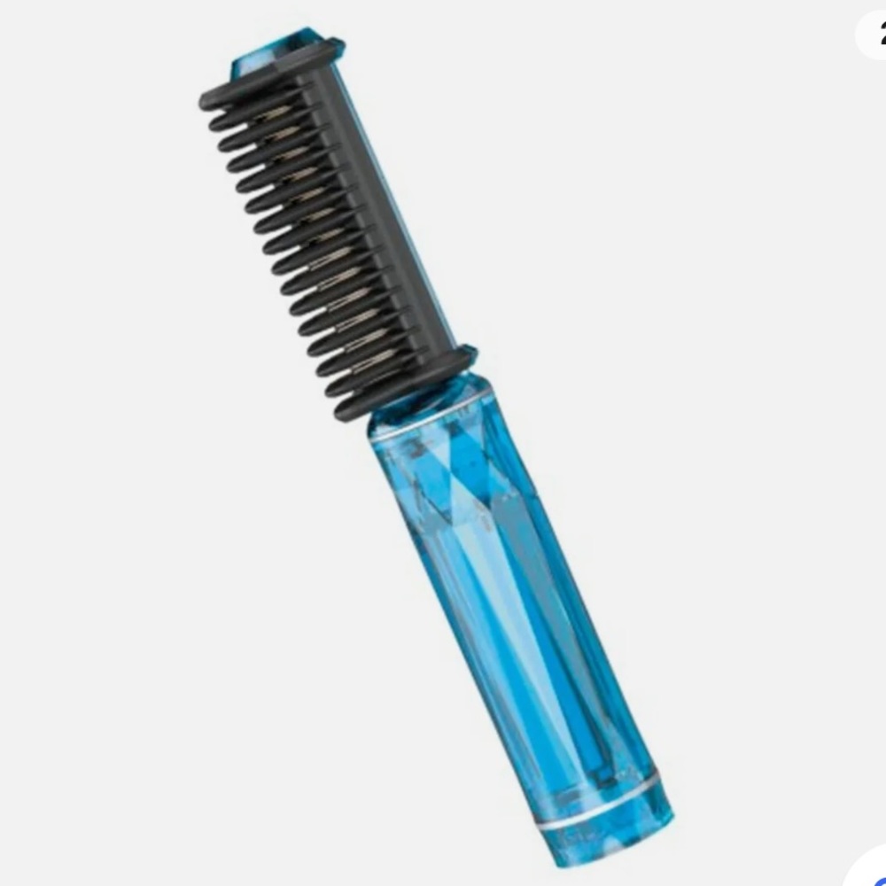 DISCONTINUED CONAIRxoMorgan Simianer travel BABYBLUE cordless straightening comb